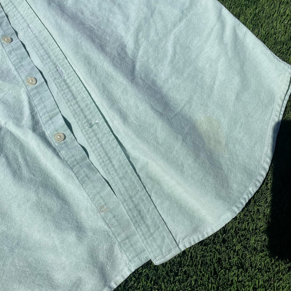 Light Green Button Up - Picture 4 of 6